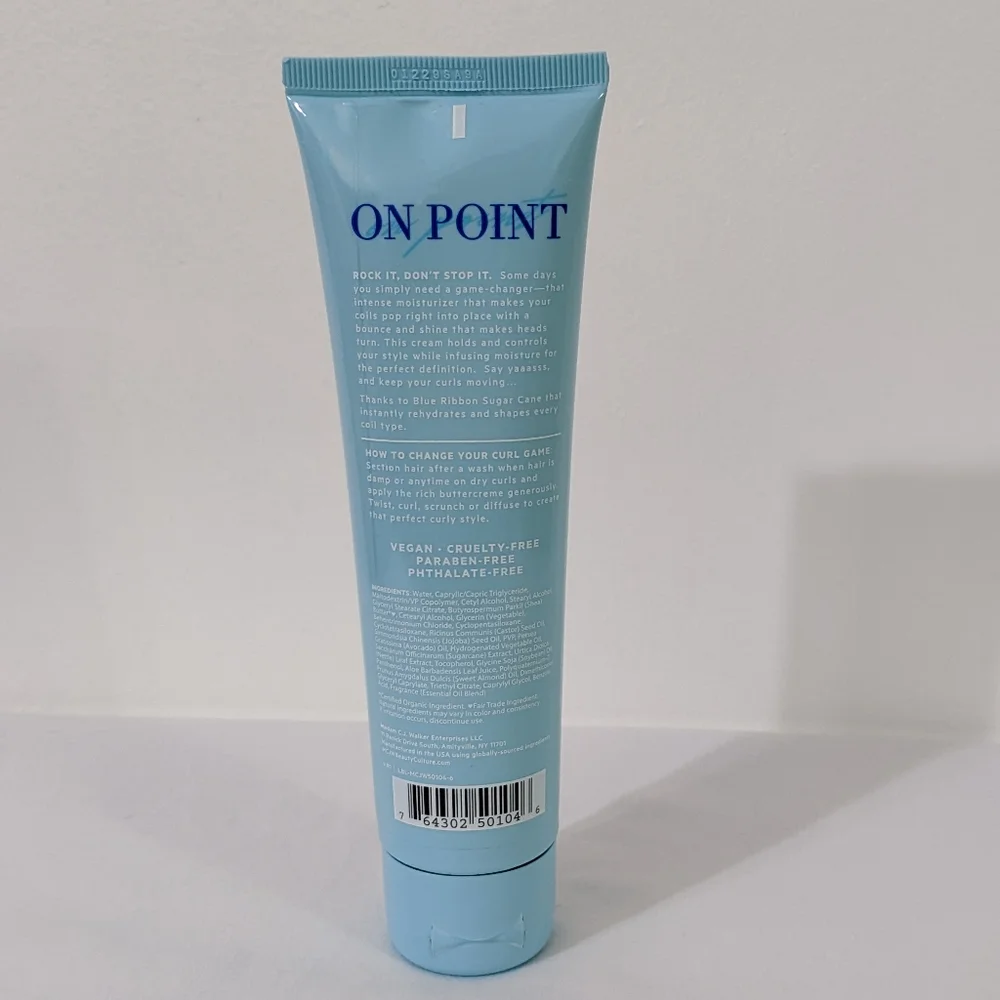 Madam C.J. Walker On Point Game Changing Texture Definition Hair Cream, NEW